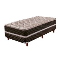 Conjunto Sommier 1 y 1/2 plaza Cannon Exclusive Pillow Top Espuma