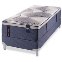 Conjunto Sommier 1 Plaza Serta New York Resortes
