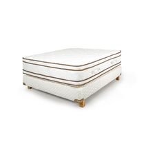 Conjunto Sommier 2 Plazas Cannon Sublime EuroPillow Resortes